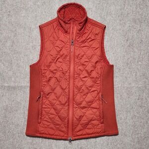 L.L.Bean Women's Quilted Vest XS, Full Zip, Sleeveless‎ Puffer, Ribbed Sides